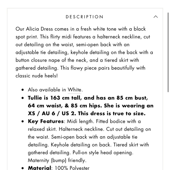 NWT - polka dot dress - Picture 3 of 4